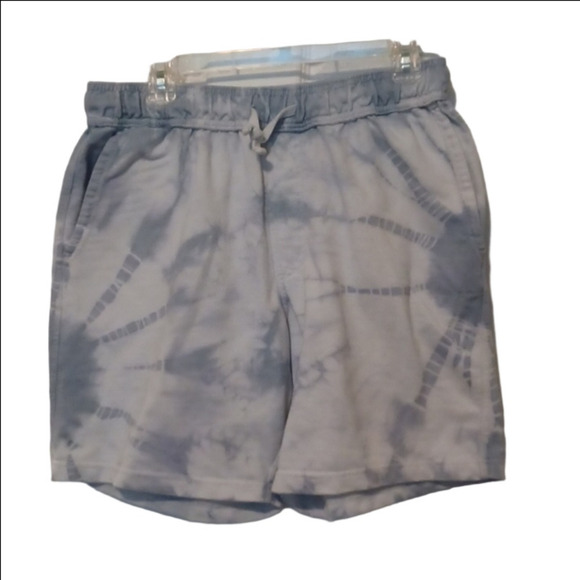 💙🌺Men's Gray Tie-Dye Shorts - Picture 4 of 9